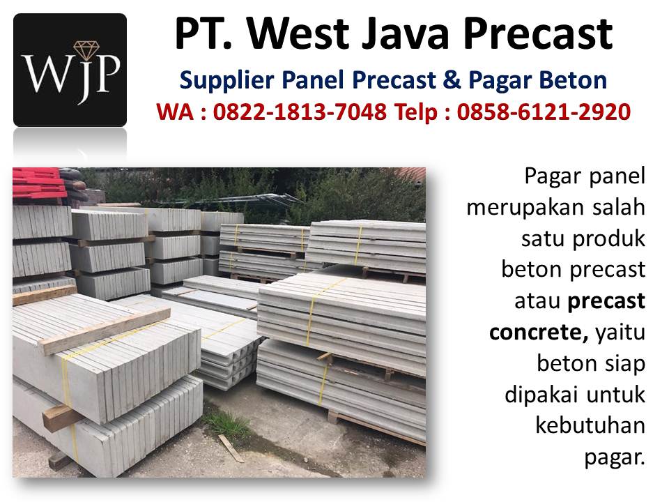 Pabrik pagar beton alam hubungi wa : 082218137048, perusahaan dinding precast di Bandung Rab-pagar-beton-precast