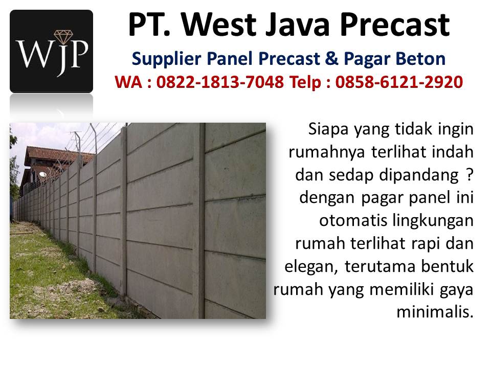 Pagar beton precast hubungi wa : 085861212920 Sambungan-dinding-precast